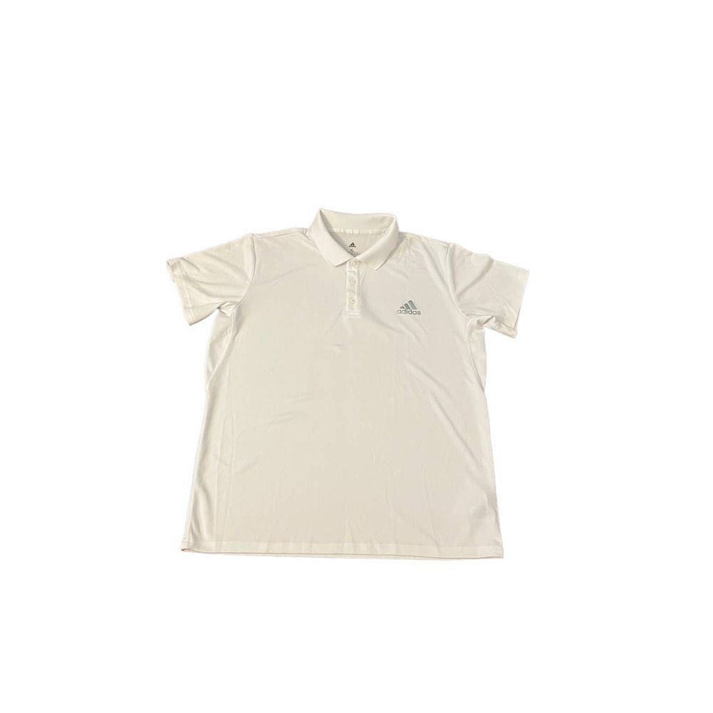Adidas White Mens Climalite Polo Size XL in excellent condition.